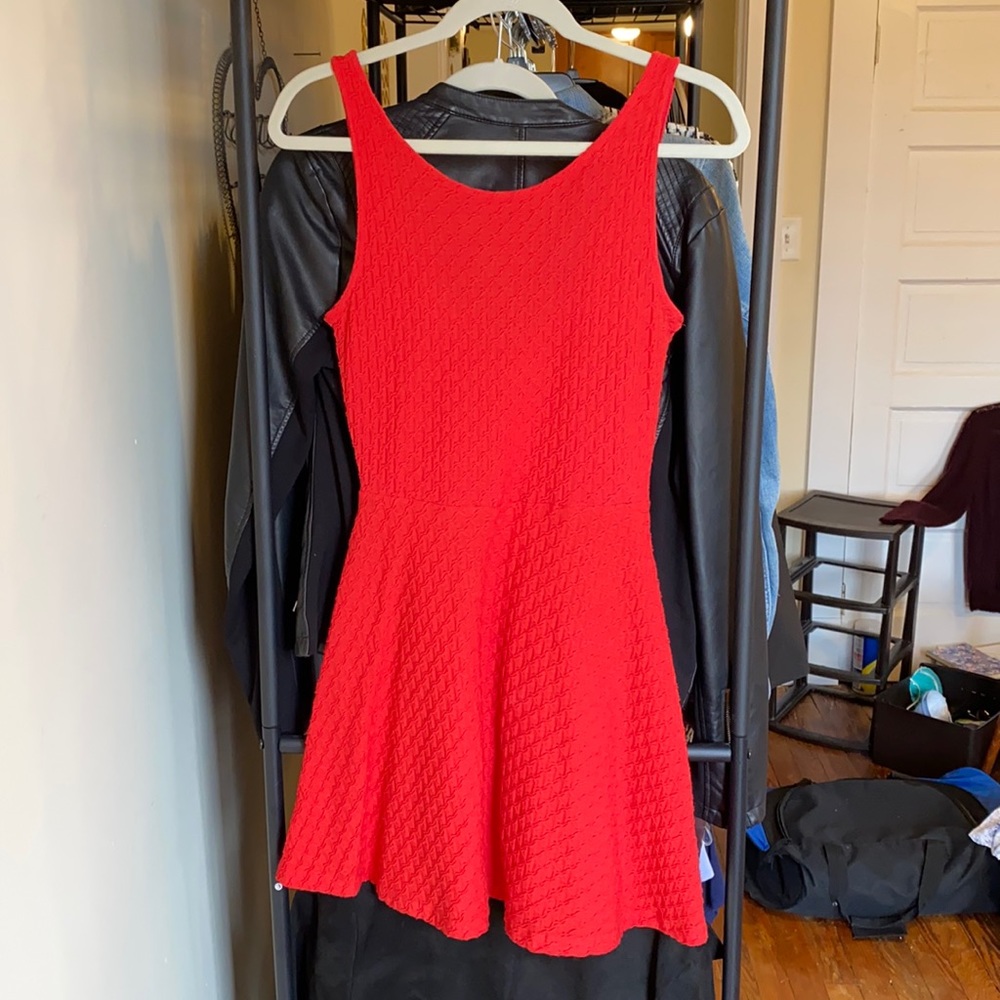Red dress